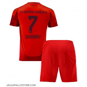 Bayern Munich Serge Gnabry #7 Kotipaita Lapsille 2024-25 Lyhythihainen (+ shortsit)